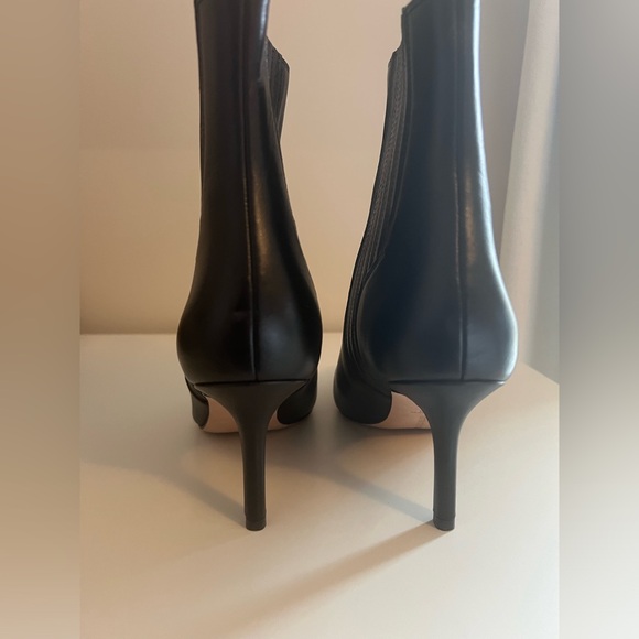 Veronica Beard Lisa Leather Mid-Heel Bootie - Picture 5 of 9